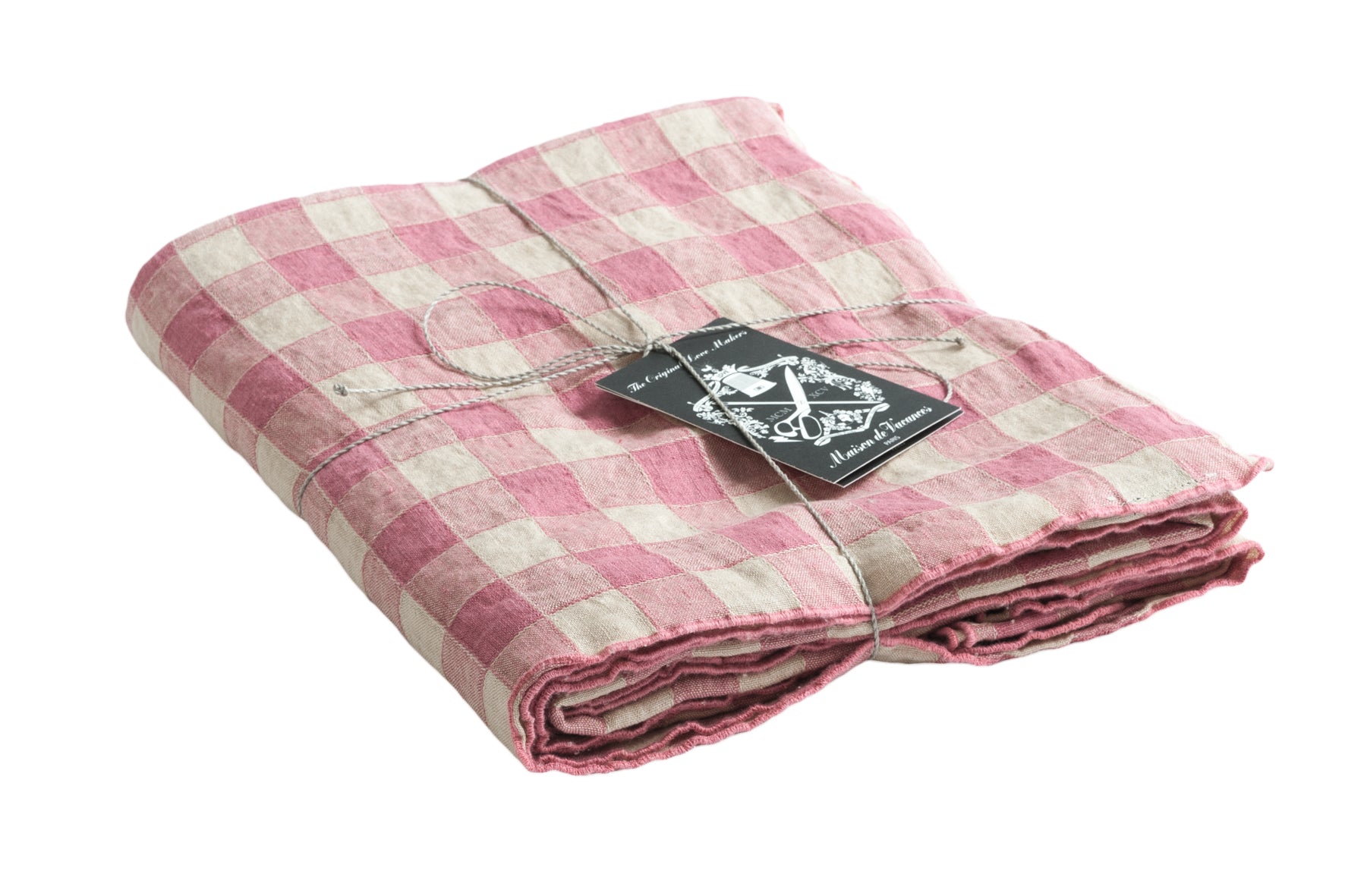 Tischdecken Canvas Vintage Vichy Maison de Vacances