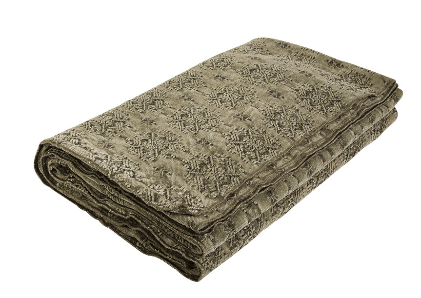 Plaids Stone washed Jacquard Kilim 135x250 Maison de Vacances