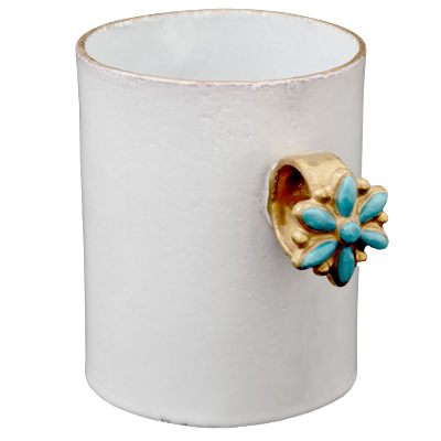 Ringtasse SERENA BLUE FLOWER Astier de Villatte