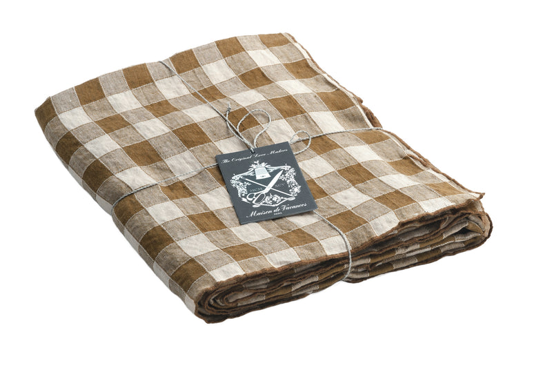 Tischdecken Canvas Vintage Vichy Maison de Vacances