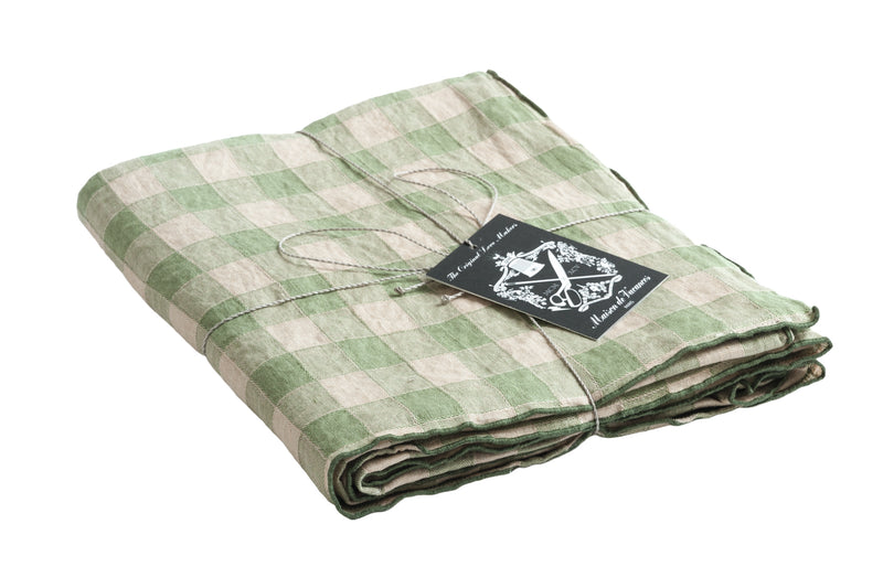 Tischdecken Canvas Vintage Vichy Maison de Vacances