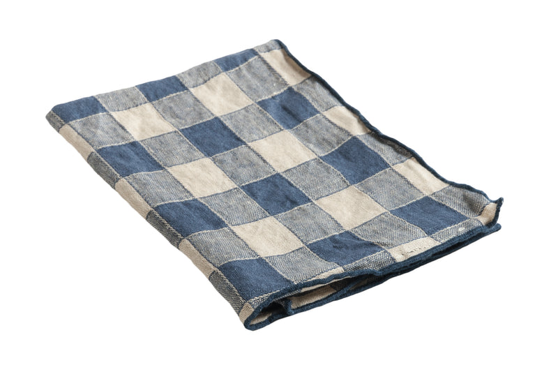 Servietten Canvas Vintage Vichy 43x43 Maison de Vacances
