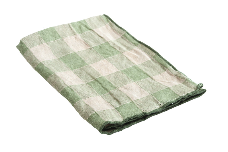 Servietten Canvas Vintage Vichy 43x43 Maison de Vacances