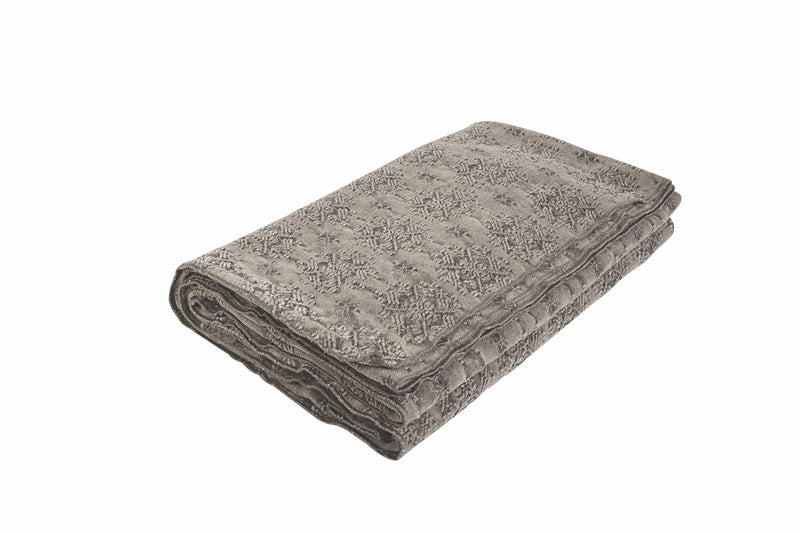 Plaids Stone washed Jacquard Kilim 135x250 Maison de Vacances