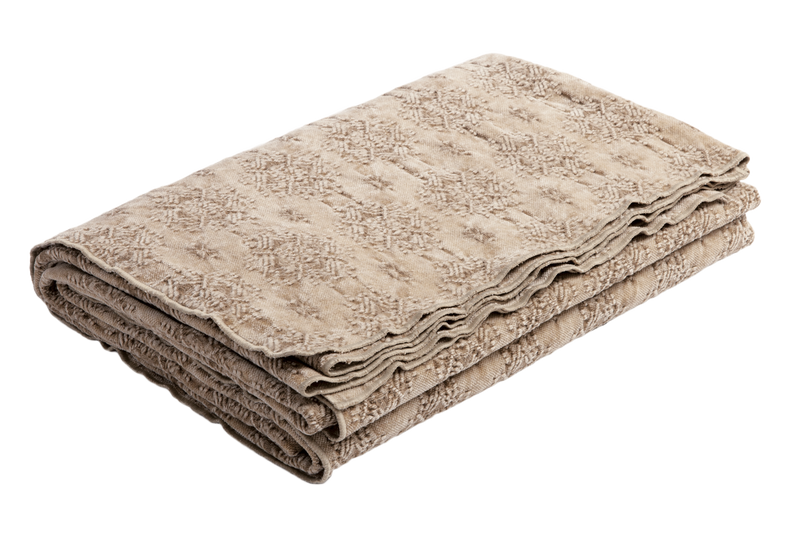 Plaids Stone washed Jacquard Kilim 135x250 Maison de Vacances