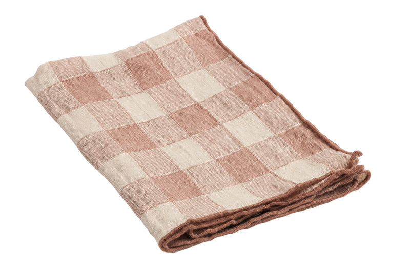 Servietten Canvas Vintage Vichy 43x43 Maison de Vacances