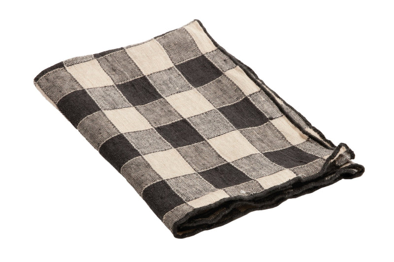 Servietten Canvas Vintage Vichy 43x43 Maison de Vacances