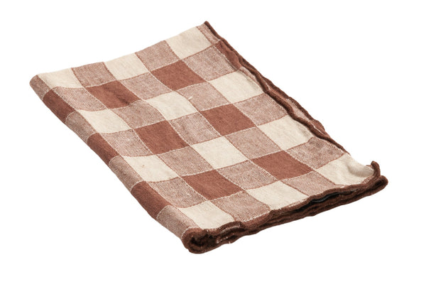 Servietten Canvas Vintage Vichy 43x43 Maison de Vacances