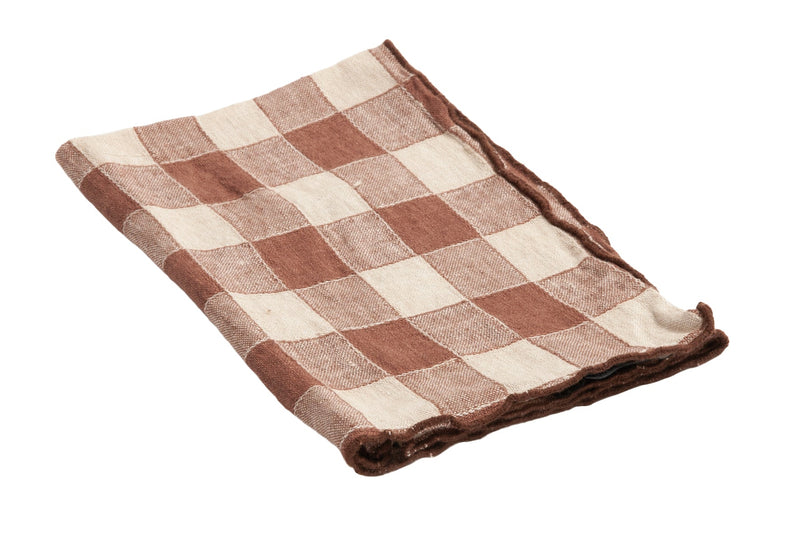 Servietten Canvas Vintage Vichy 43x43 Maison de Vacances