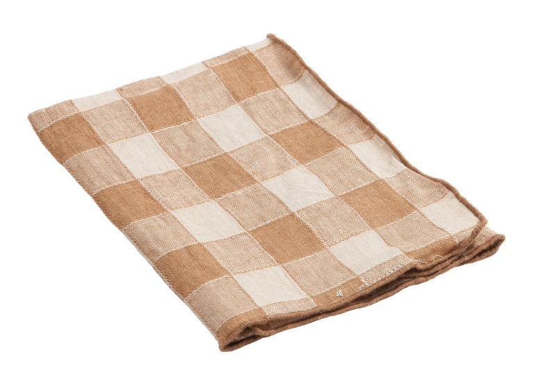 Servietten Canvas Vintage Vichy 43x43 Maison de Vacances
