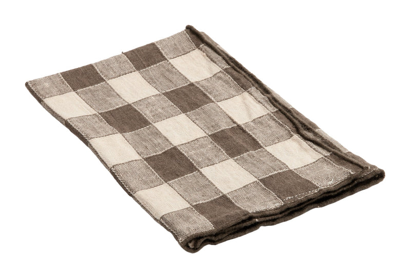 Servietten Canvas Vintage Vichy 43x43 Maison de Vacances